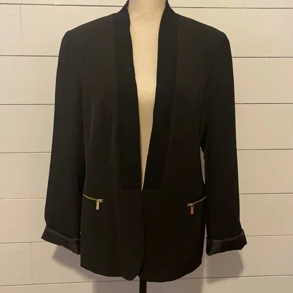 Calvin Klein open front blazer - Picture 1 of 8